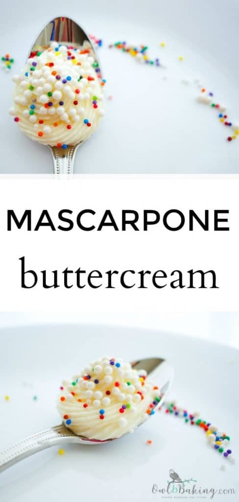 Mascarpone Buttercream - OwlbBaking.com Frosting