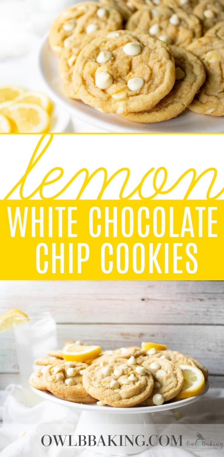 Lemon White Chocolate Chip Cookies