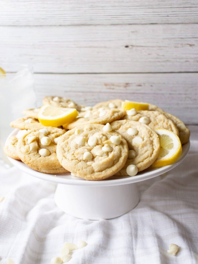 Lemon White Chocolate Chip Cookies Story