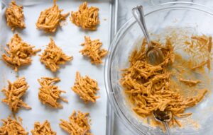 Butterscotch Haystacks | No Bake - 2 Ingredients OwlbBaking.com