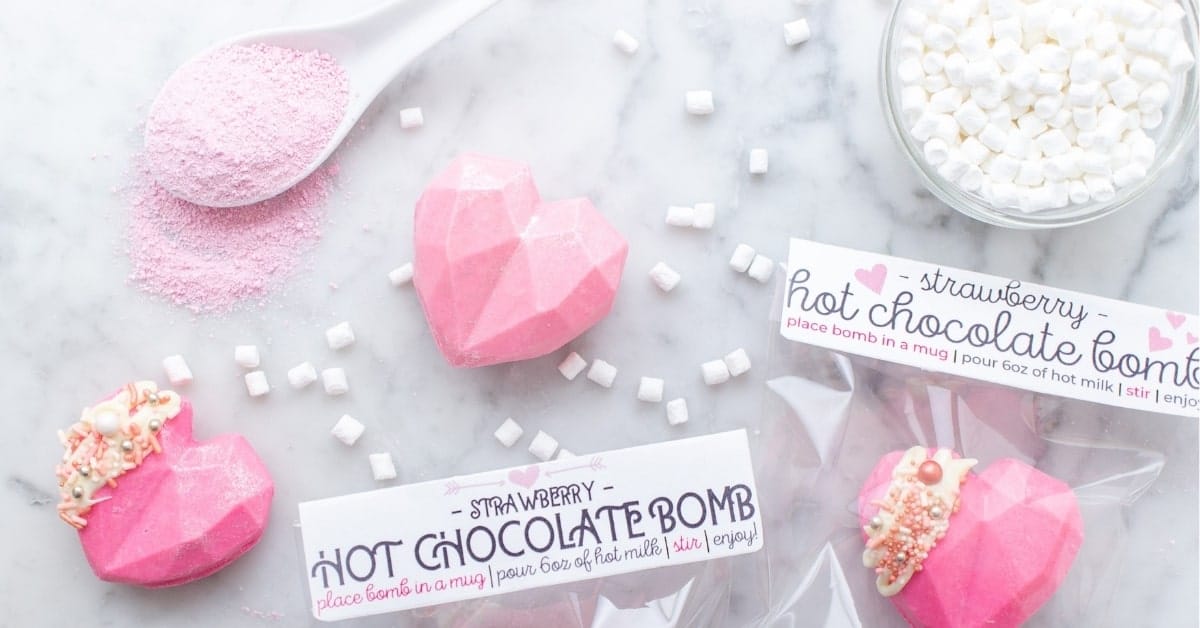 How to Make Valentine's Hot Chocolate Bombs - The Rockstar Mommy